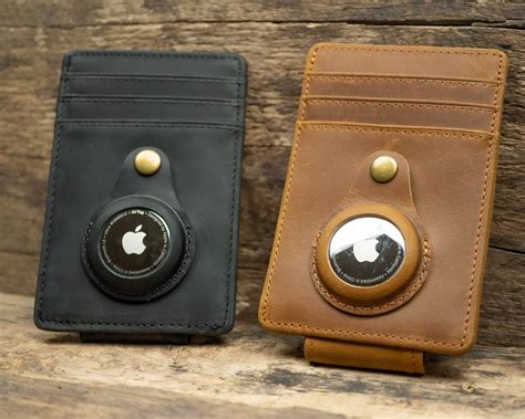 designer airtag wallet|airtag wallet with money clip.